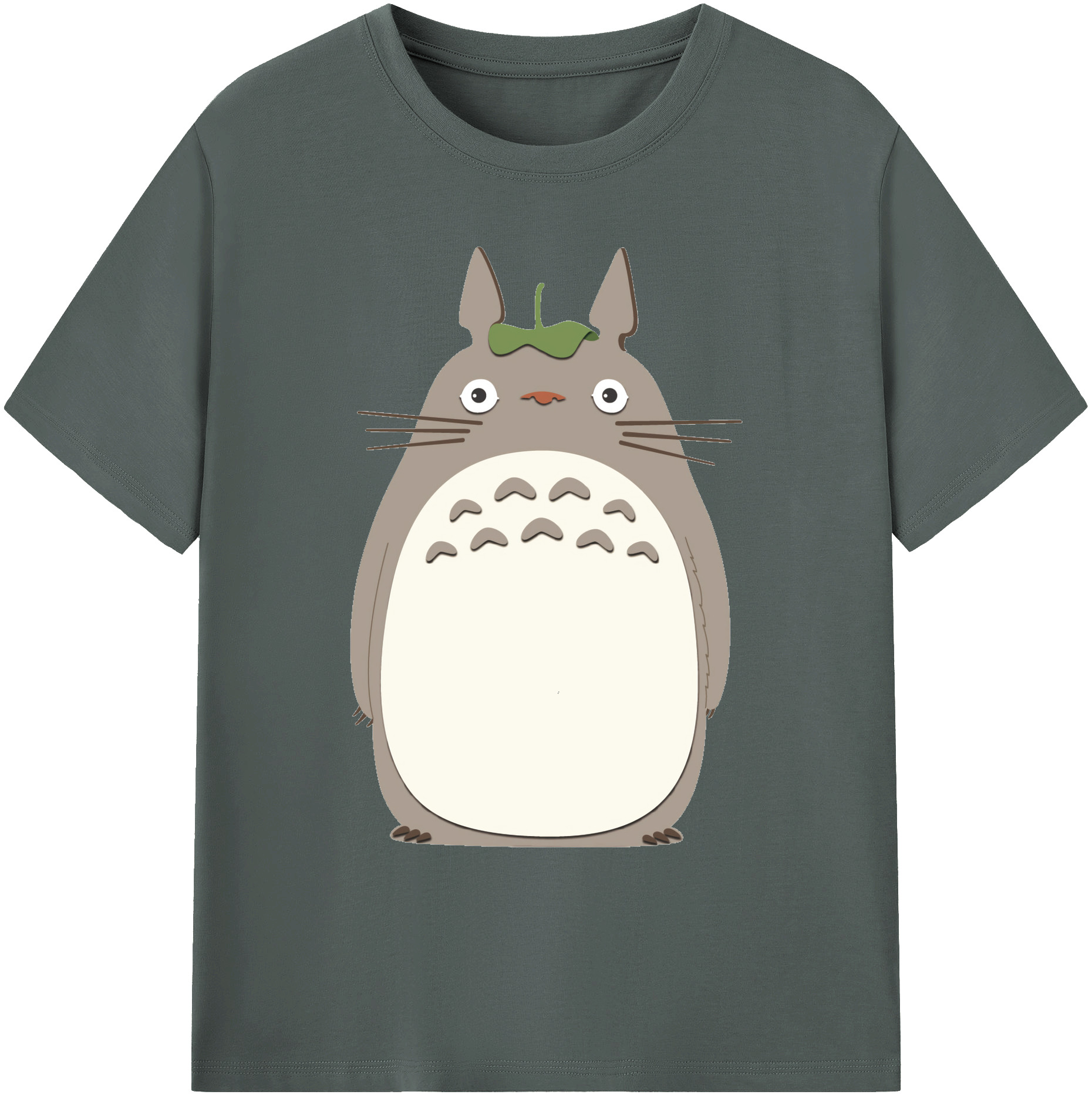 （画像用） となりのトトロ 草壁メイ 草壁サツキ My Neighbor Totoro Satsuki Kusakabe Mei Kusakabe 綿100％ メンズ半袖Tシャツ｜肌触りやわらか＆通気性